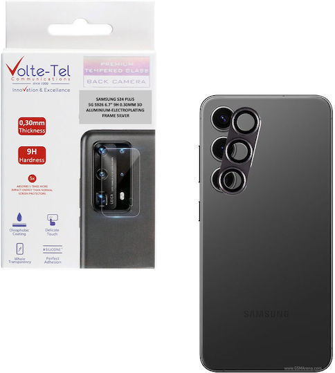 Volte-Tel Glass Cover Camera Protection Tempered Glass Silver for the Samsung S24 Plus 5G S926 8353154