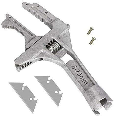 6-75mm Adjustable Wrench 6-75mm French Wrench with Adjustable Opening 75mm