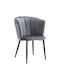 Esme Scaune Sala de mese Metalice Anthracite 1buc 61x55x84buc