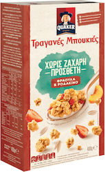 Quaker Γκρανόλα Βρώμης Τραγανές Μπουκιές Φράουλα & Ροδάκινο 400gr Quaker Γκρανόλα Βρώμης Τραγανές Μπουκιές Φράουλα & Ροδάκινο 400gr