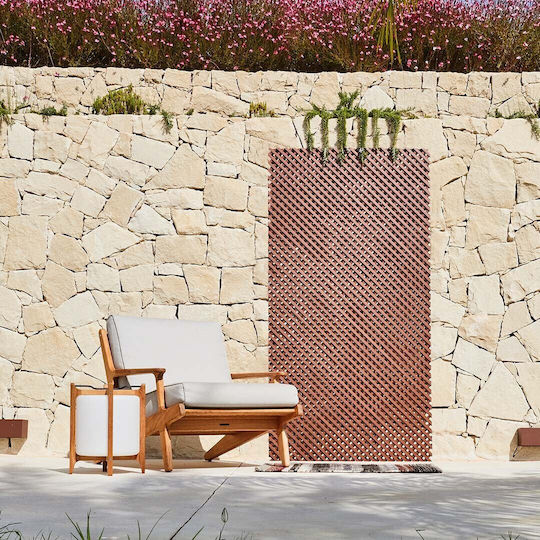 Garden Trellis Made of Plastic 80x120cm Brown 45010014 Garden Trellis Made of Plastic 80x120cm Brown 45010014