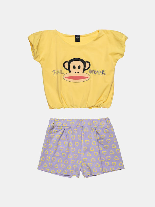 Alouette Kids Set with Shorts Summer 2pcs Yellow