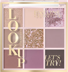 Eveline Look Up Eyeshadow Eye Shadow Palette Matte in Solid Form Let's Try! 10.8gr