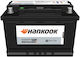 Hankook Car Battery with 70Ah Capacity and 540A CCA