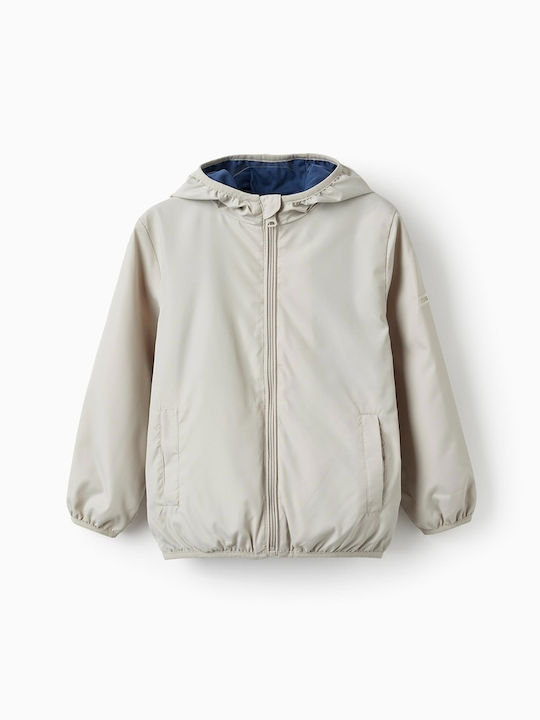 Geci Pentru Copii Casual Impermeabile cu Glugă Stone Blue