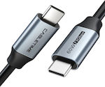 Cabletime USB 2.0 Cable USB-C male - USB-C 60W Μαύρο 1m (Cmcm60)
