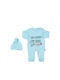 Poki Baby Bodysuit Light Blue