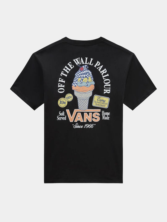 Vans Checkerboard Taste T-shirt Bărbătesc cu Mânecă Scurtă Negru
