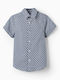 Kids Shirt Short Sleeve Blue