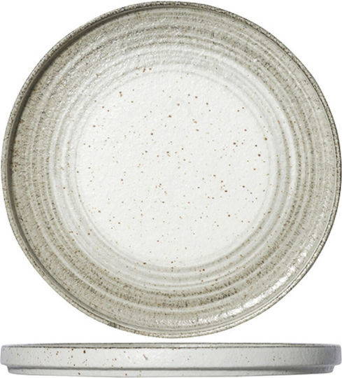 Cosy & Trendy Splendido Plate Shallow Ceramic White with Diameter 26.5cm