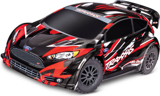 Traxxas Ford Fiesta ST Rally Τηλεκατευθυνόμενο Αυτοκίνητο 4WD Κόκκινο