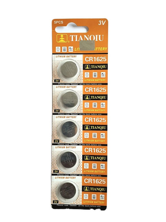 TianQiu Baterii Litiu pentru ceasuri CR1625 3V 5buc