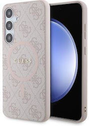 Guess 4g Colored Back Cover Synthetic Pink (Galaxy S24+)