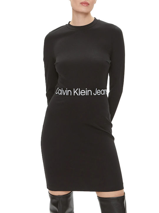 Calvin Klein Mini Kleid Schwarz