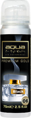 Aqua Spray Aromatic Mașină Negru Premium Gold 75ml 1buc