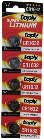 Alkaline Watch Batteries CR1632 3V 5pcs