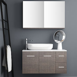 Orabella Surface 100 Countertop with Sink & Mir...
