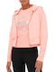 DKNY Jachetă Hanorac pentru Femei Cu glugă Coral