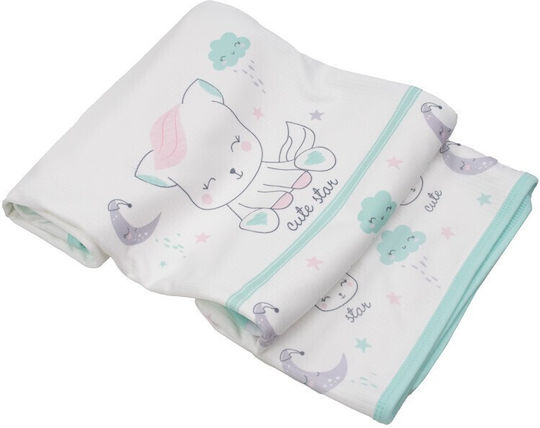 Kamtex Baby Прегръщаща Пелена Зелен 80x90см.