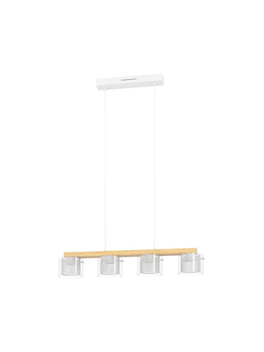 Eglo Pendant Light White 88x15x110cm