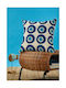 Whitegg Decorative Pillow Case D0203-9 Made of 100% Cotton White 45x45cm