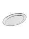 Piatelă De Servire Inox Ovală 25x18x1cm
