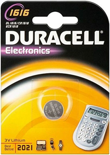 Duracell Μπαταρία Λιθίου Ρολογιών CR1616 3V 1τμχ