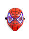 Mască de carnaval Hangers pentru copii Spiderman cu lumină Roșu