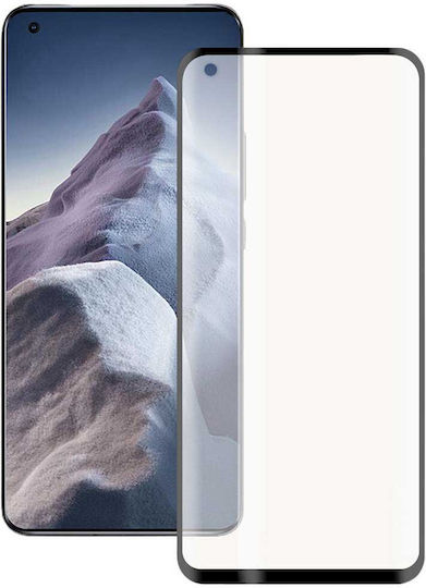 Side Glue 9h Full Face Tempered Glass Negru (Xiaomi Mi 11 Pro)