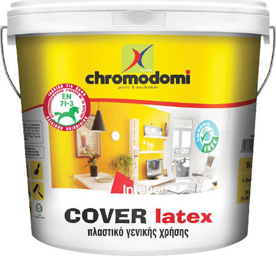 CHromodomi Cover Latex Base Tr Plastik Farbe für Innenbereich Verwendung Weiß 3Es
