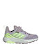 Kids Hiking Shoes Terrex Trailmaker with Velcro Purple
