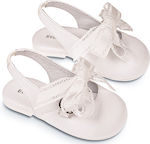 Babywalker White Baptism Leather Pumps