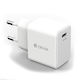 Devia Φορτιστής Χωρίς Καλώδιο GaN με Θύρα USB-C 30W Power Delivery Λευκός (EA455)