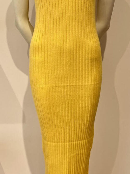 Mamoush Maxi Φόρεμα Πλεκτό Yellow