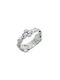 Women's Ring from White Gold 14K