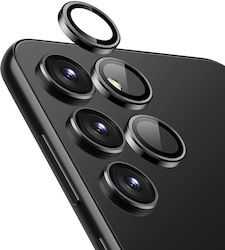 Crong Lens Протектор за камера Закалено стъкло Черен за Samsung Galaxy S24 Plus CRG-LRSGS24P-BLK