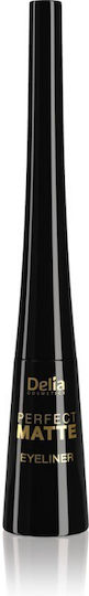 Delia Cosmetics Perfekter Matt Shape Master Liquid Augenkonturenstift Schwarz 4ml
