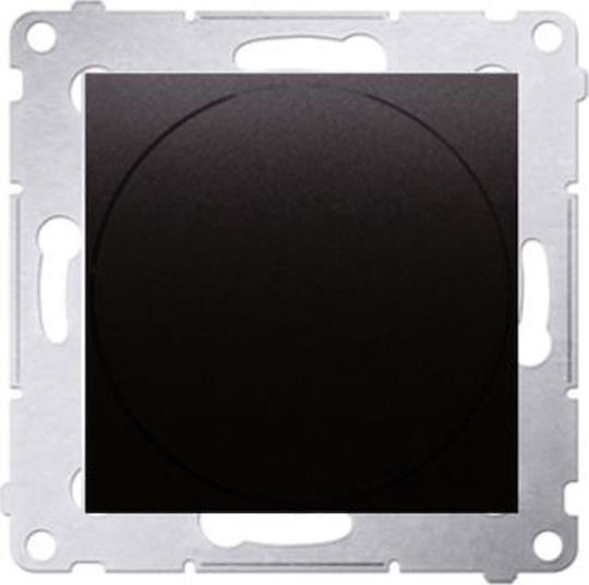 Kontakt-Simon Χωνευτός Διακόπτης Dimmer χωρίς Πλαίσιο LED Περιστροφικός σε Εκρού Χρώμα
