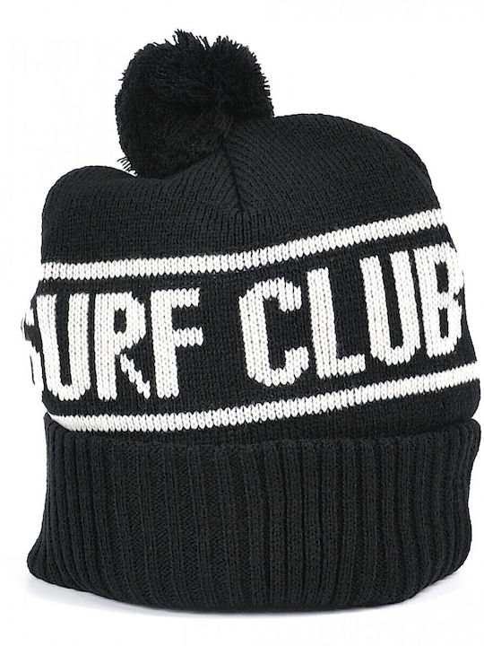 Beanie Unisex Beanie Knitted in Black color