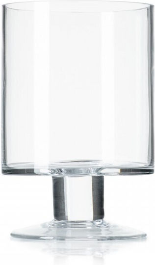 Palma Emporio Glass Transparent Vase 12.5xH19cm