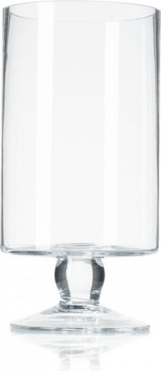 Palma Emporio Διακοσμητικό Βάζο Γυάλινο Διάφανο 13xΥ25cm