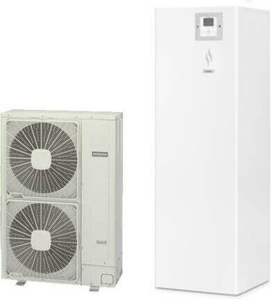 Hitachi Αντλία Θερμότητας 12.9kW Μονοφασική 60°C Split