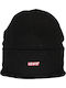 Beanie Männer Beanie Gestrickt in Schwarz Farbe