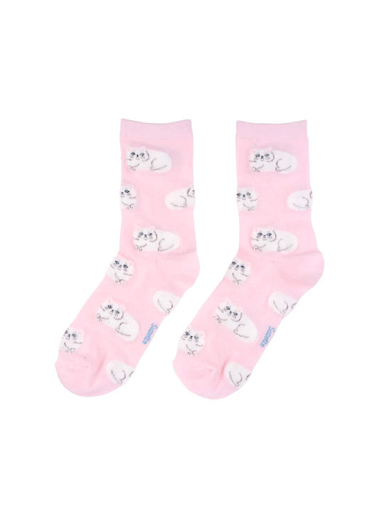 Coucou Suzette Patterned Socks Pink