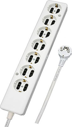 Maestro Power Strip 7 Sockets with Cable 1.5m