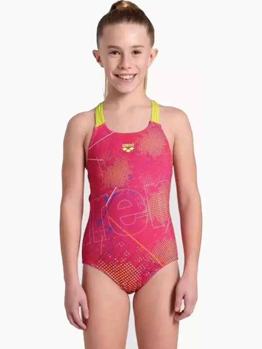 Arena Kinder Badeanzug Einteilig Rosa