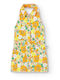 Children's Dress Sleeveless Floral Embrime