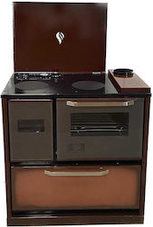 Thermosteel Σόμπα Πετρελαίου με Φούρνο 12kW Καφέ