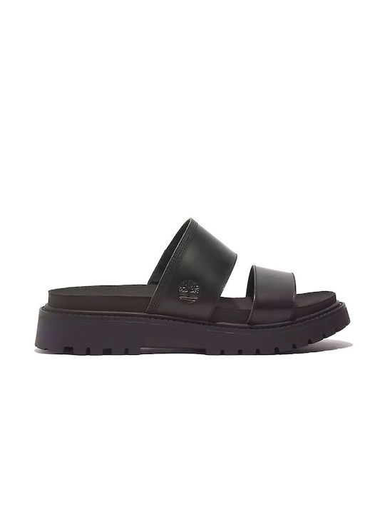 Timberland Women's Flat Sandals in Black Color