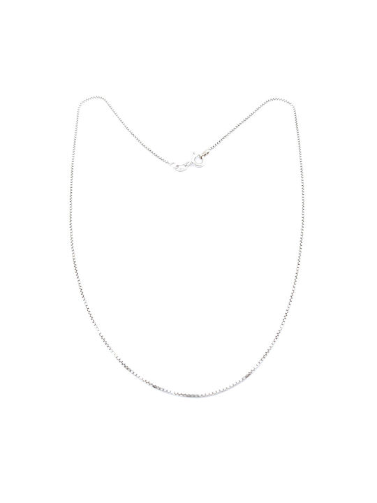 PS Silver Silver Chain Neck Thin Thickness 1mm and Length 41cm